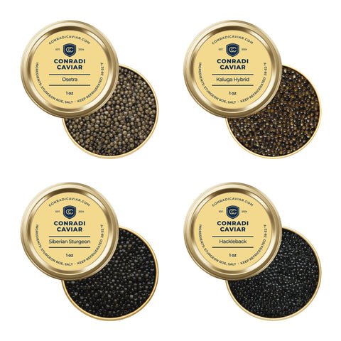 Sturgeon Caviar Tasting Sets