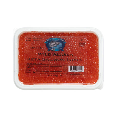 Wild Alaska Chum Salmon Ikura Copper River grade 1 500g