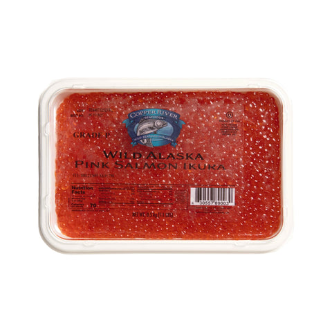 Wild Alaska Pink Salmon Ikura Copper River grade 1 500g