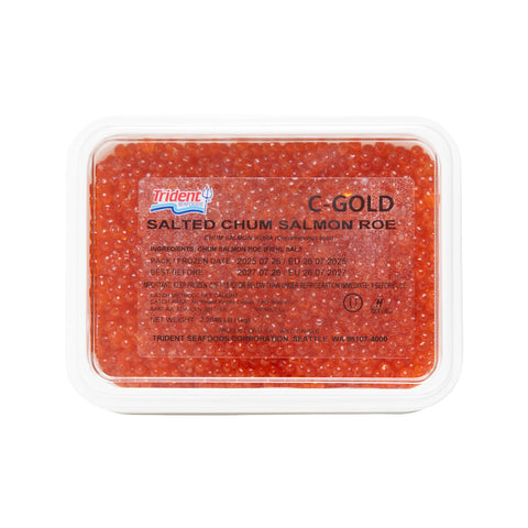 Wild Alaska Salted Chum Salmon Roe Trident C-Gold grade 1 1000g