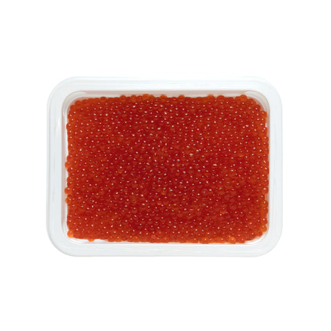 Wild Alaskan Chum Salmon Ikura XIP grade 1 500g open