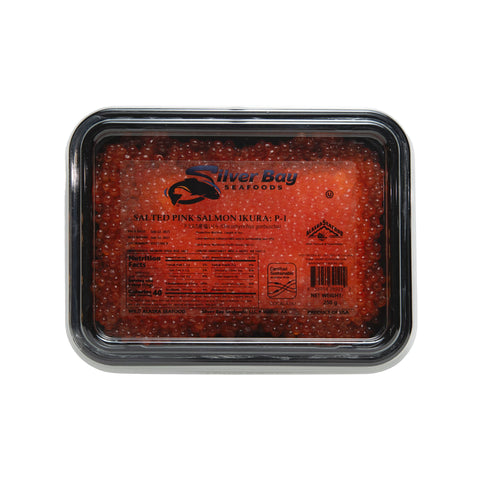 Wild Alaskan Pink Salmon Caviar Silver Bay grade 1 250g